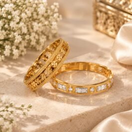 Golden Bloom Bracelet Set