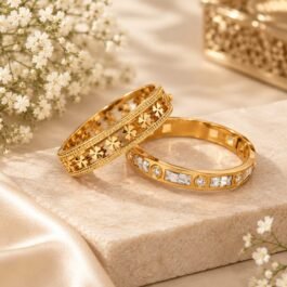 Golden Bloom Bracelet Set